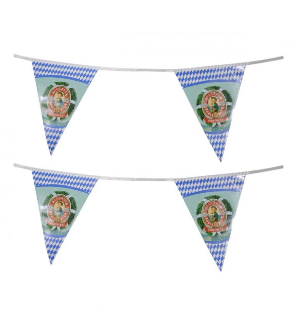 Coated paper bunting for Allgäuer Büble-Bier