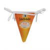 Coated paper pennant banner for Schöfferhofer Grapefruit