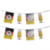 Coated paper pennant banner for bitburger