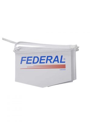 Coated paper pennant banner for federal