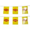 Coated paper bunting for maggi