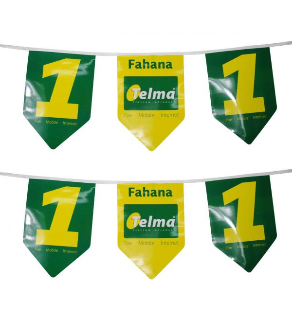 Coated paper bunting for telma mobile