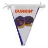 Coated paper pennant banner for_dunkin