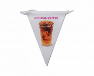 Coated_paper_bunting_for_dunkin_coffee_shop
