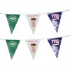 Coated paper bunting for dunkin coffee shop