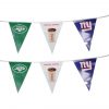 Coated paper bunting for dunkin coffee shop