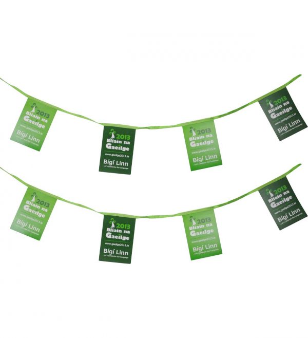 Pvc bunting for gaeilge 2013