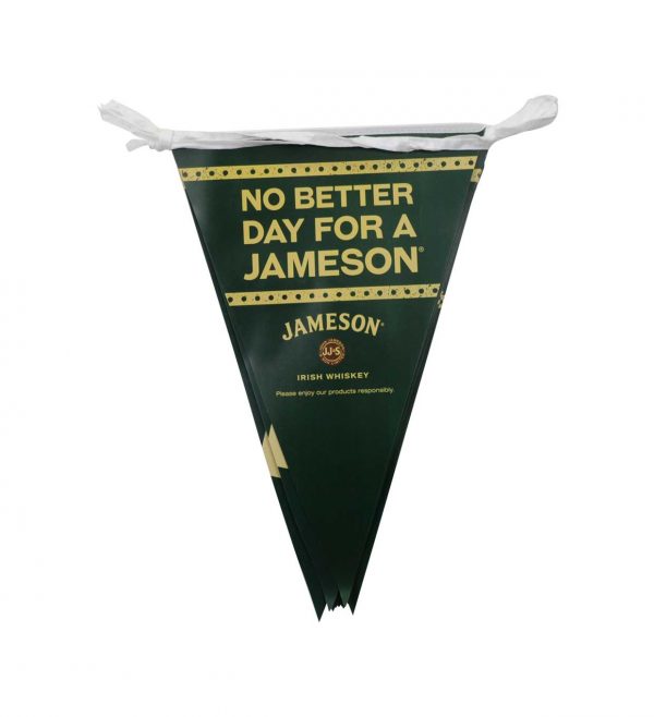 Pvc pennant banner for jameson