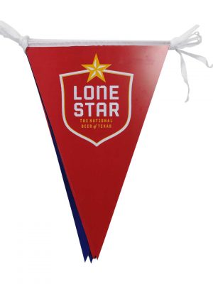 Pvc pennant banner for lone star