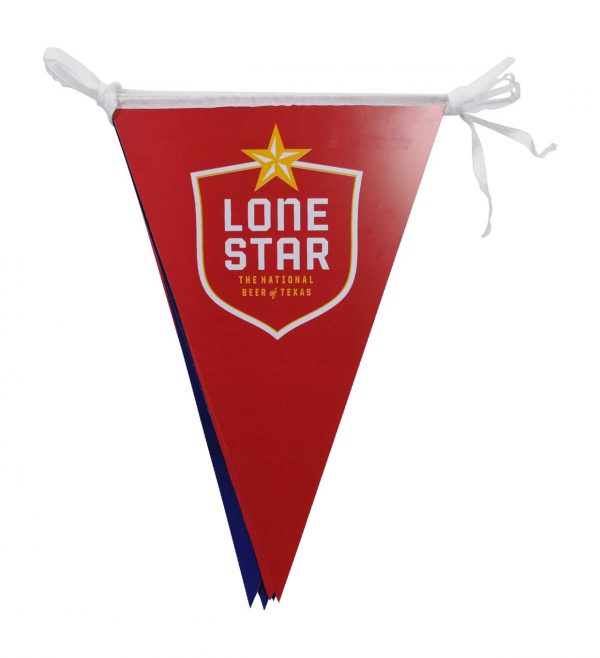 Pvc pennant banner for lone star