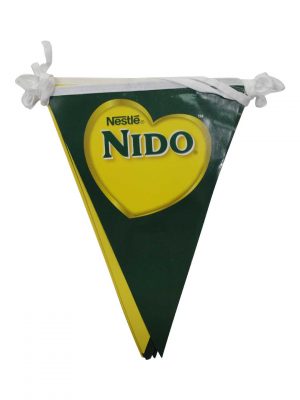 Pvc pennant banner for nestie nido