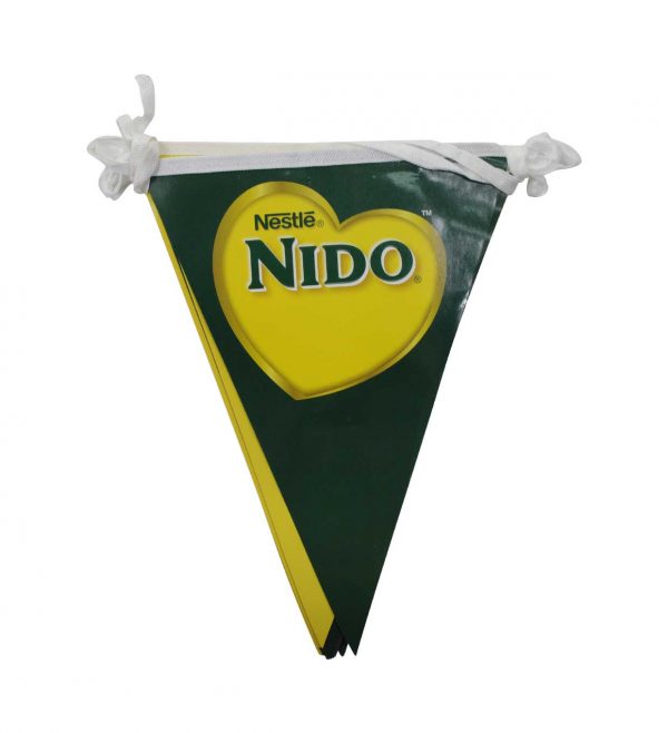 Pvc pennant banner for nestie nido