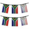 Pvc pennant banner with south africa