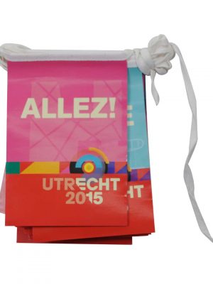 Pvc pennant banner for utrecht 2015