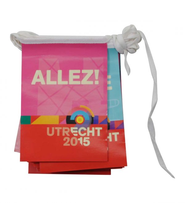 Pvc pennant banner for utrecht 2015