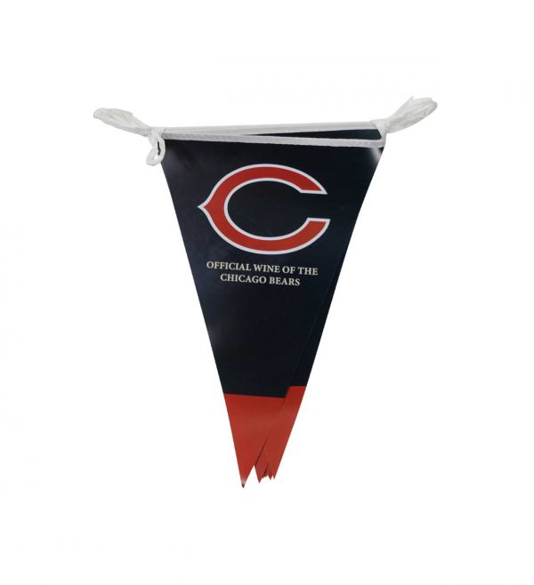 Pvc pennant banner for woodbridge chicago bears