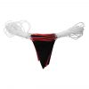 black and red mixed safety pennant banner