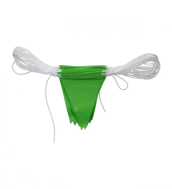 green safety bunting