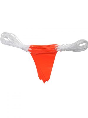 orange safety bunting