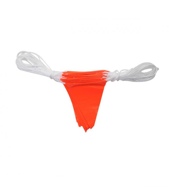 orange safety bunting