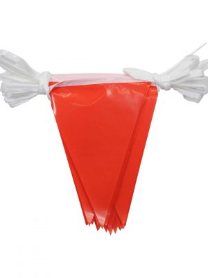 red pe pennant banner