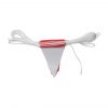 white and red mixed safety bunting